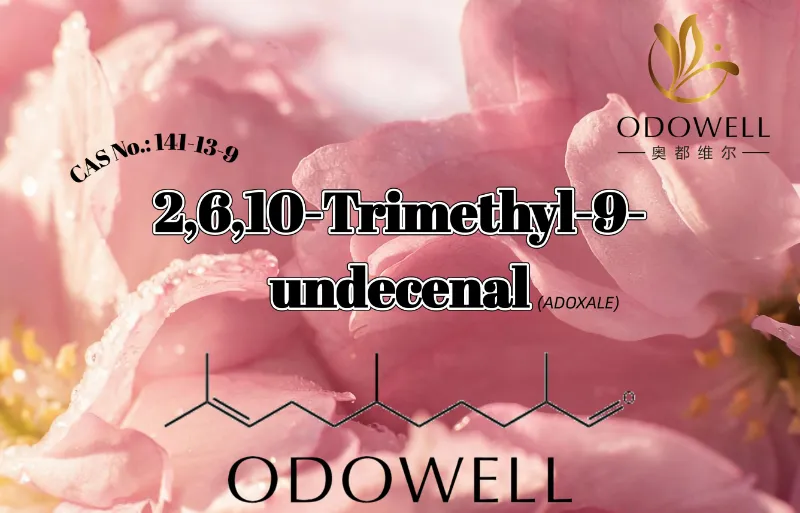 ODOWELL Rekomendasi 2,6,10-Trimethyl-9-undecenal kanggo Aplikasi Wewangian Bunga Aldehida Segar lan Banyu