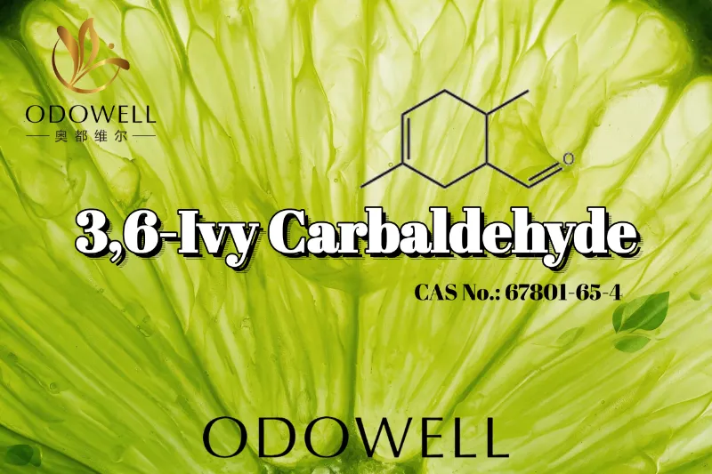 ODOWELL Nyaranake 3,6-Ivy Carbaldehyde kanggo Aplikasi Wewangian Jeruk Ijo lan Tart