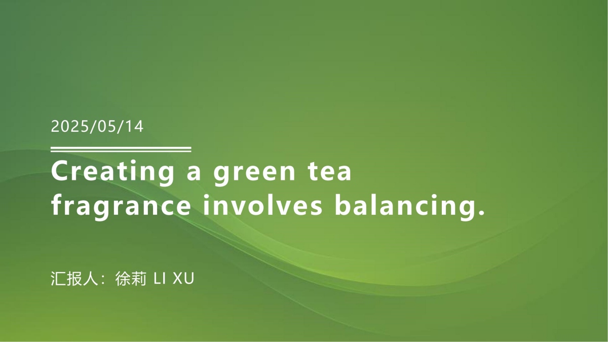 Bahan Dhaptar Wangi Tea Ijo